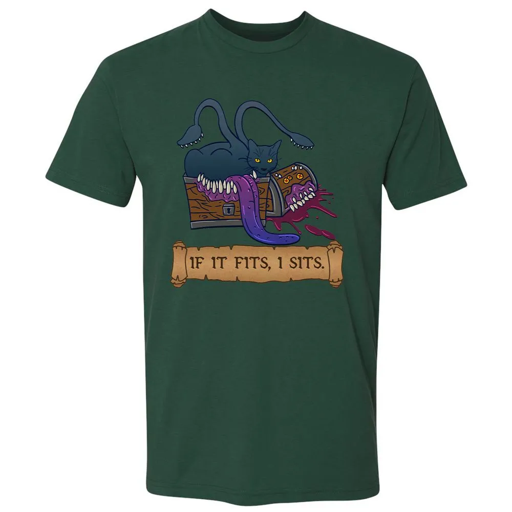 If It Fits I Sits Premium Unisex T-Shirt - Forest Green - 13