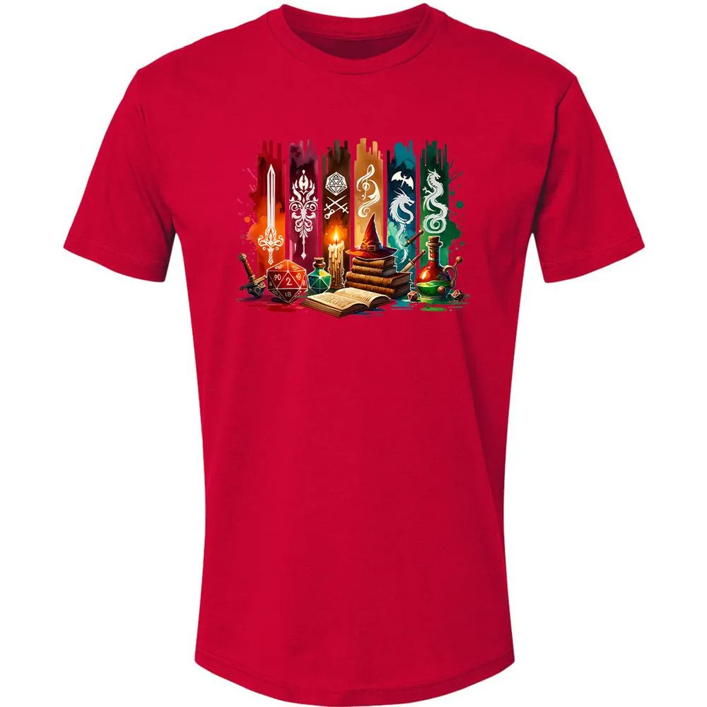DnD Classes Premium Unisex T-Shirt - Red - 6