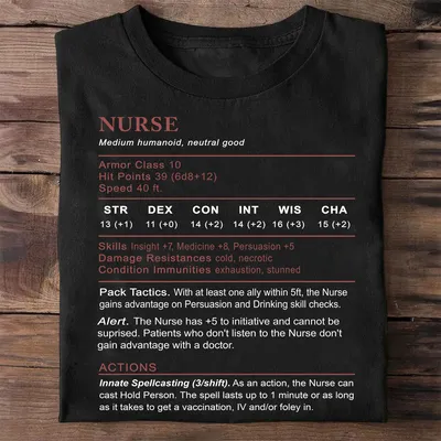 Nurse Stats 2 Classic Unisex T-Shirt