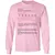 Wife Stats 2 Long Sleeve T-Shirt - Light Pink - 3