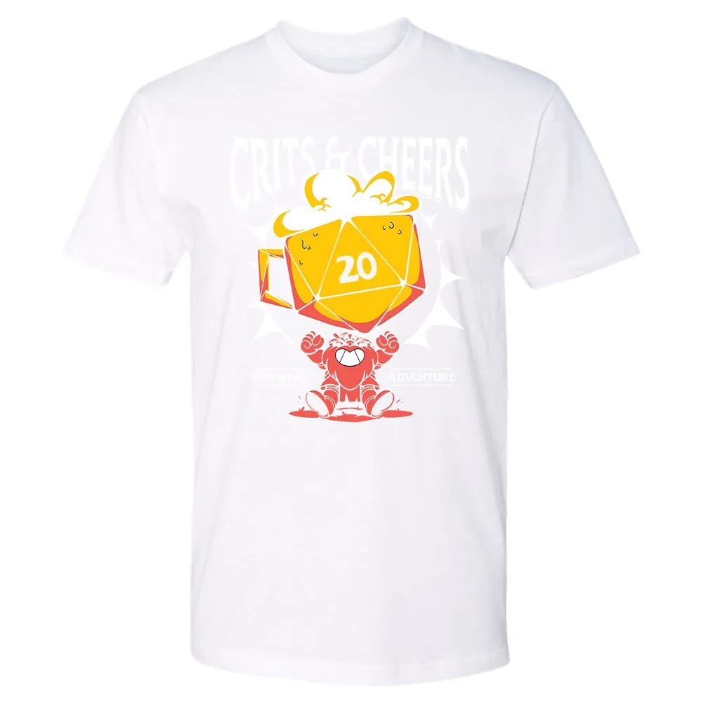 Crits & Cheers Premium Unisex T-Shirt - White - 4