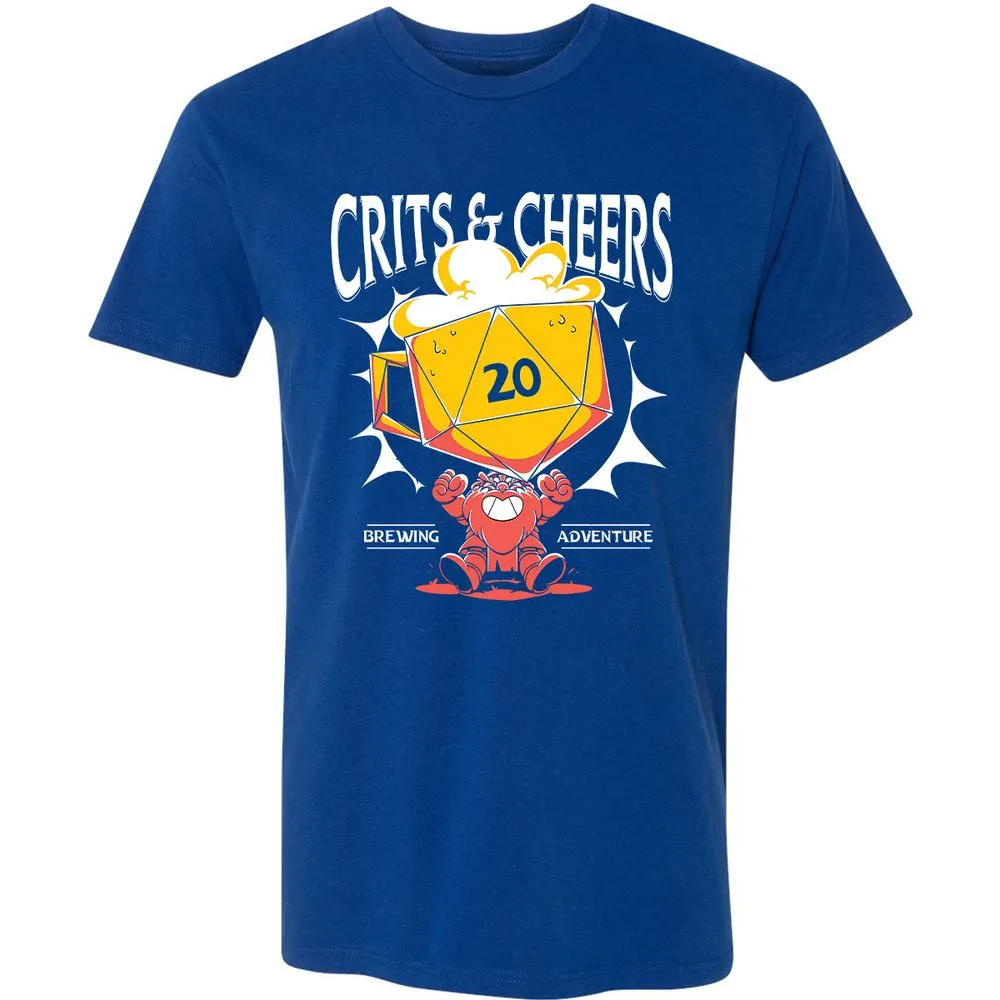 Crits & Cheers Premium Unisex T-Shirt - Royal - 10