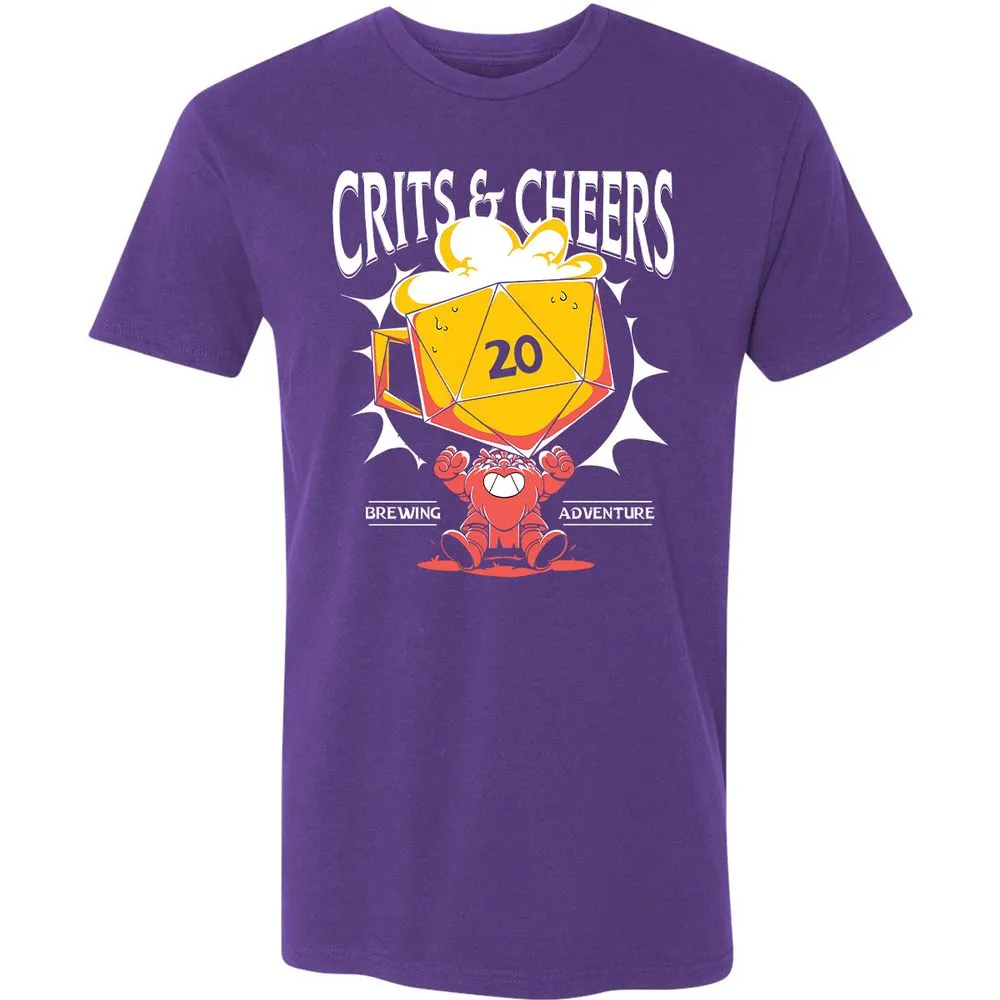 Crits & Cheers Premium Unisex T-Shirt - Purple Rush - 7