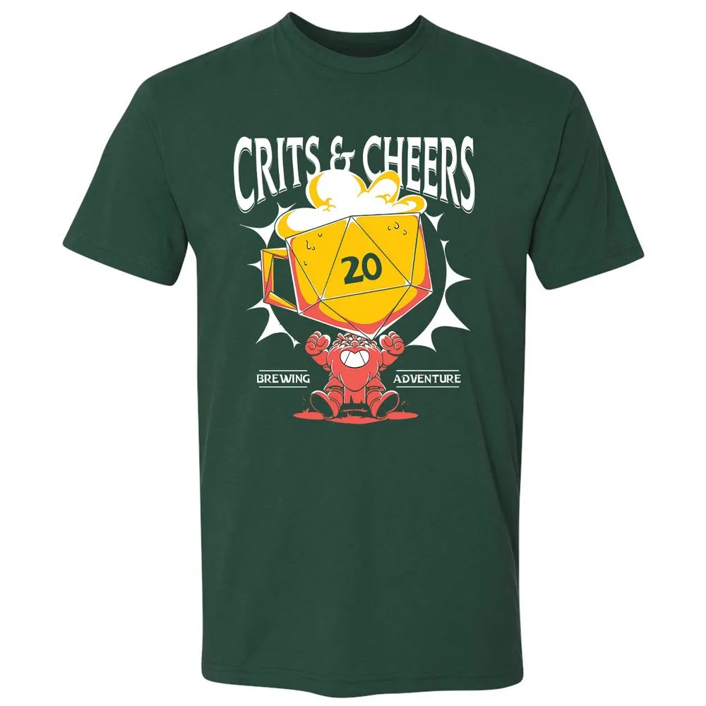 Crits & Cheers Premium Unisex T-Shirt - Forest Green - 13