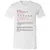 Wife Stats 2 Unisex V-Neck T-Shirt - White - 1