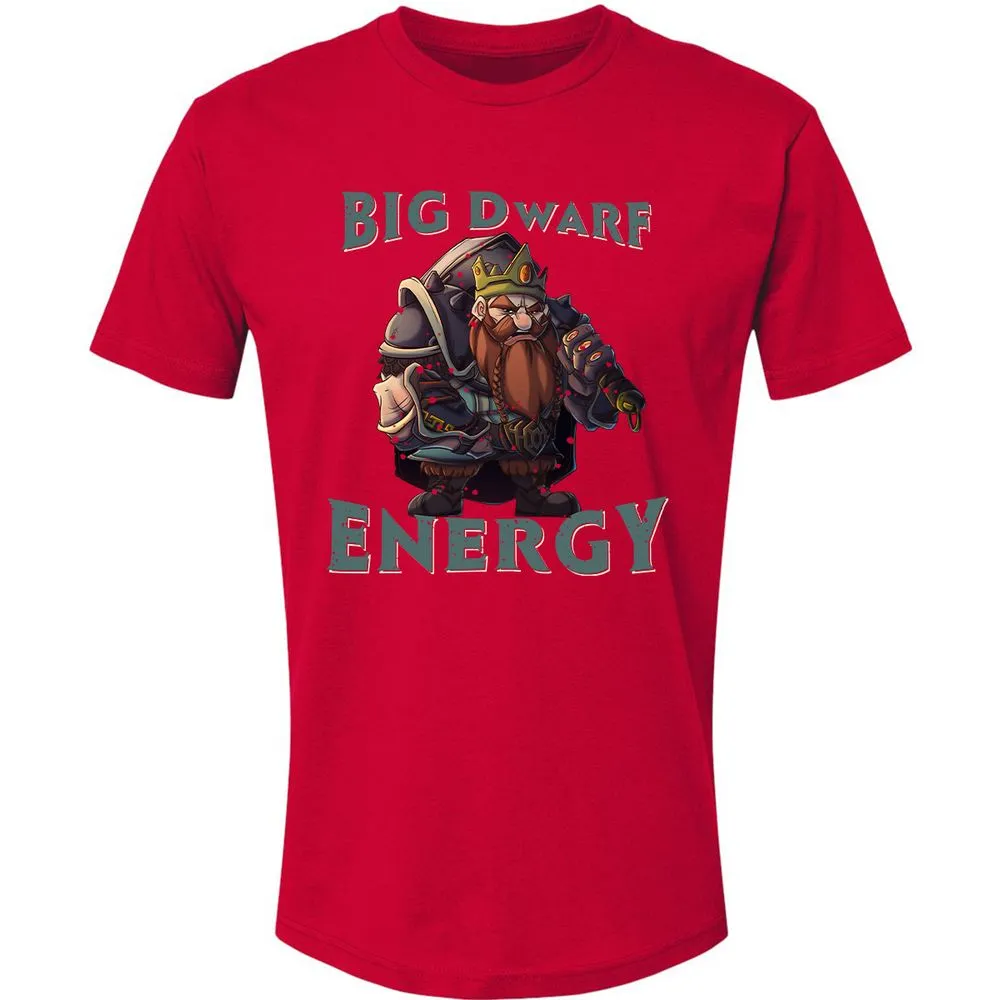 Big Dwarf Energy Premium Unisex T-Shirt - Red - 6