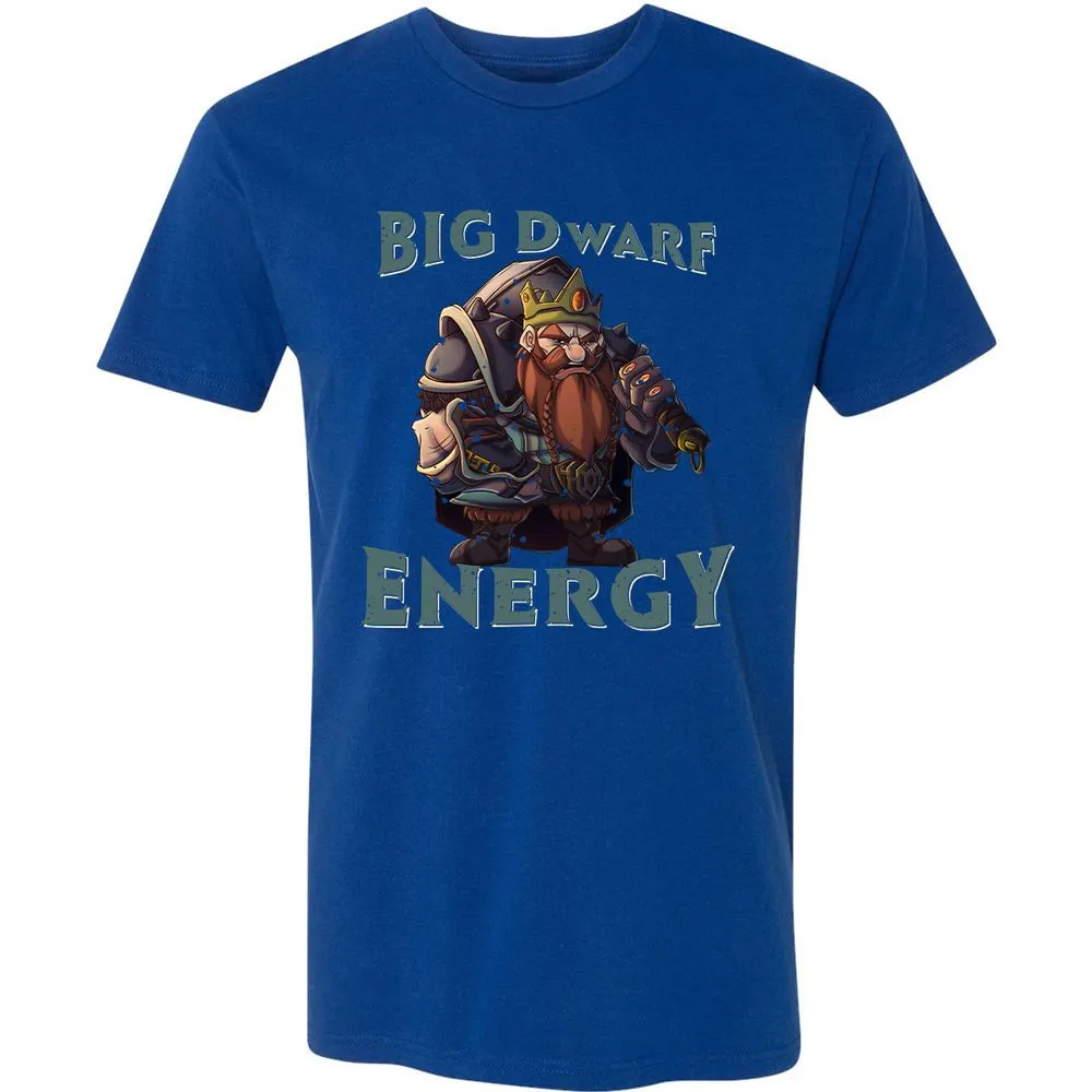 Big Dwarf Energy Premium Unisex T-Shirt - Royal - 10