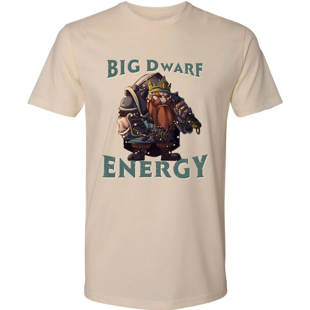 Big Dwarf Energy Premium Unisex T-Shirt - Cream - 14