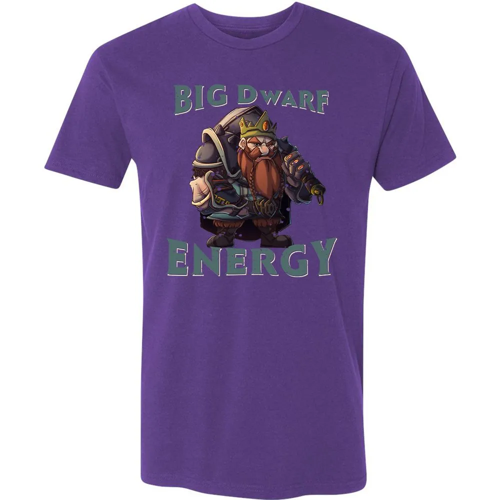 Big Dwarf Energy Premium Unisex T-Shirt - Purple Rush - 7