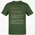 Artist Stats Classic Unisex T-Shirt - Military Green - 6