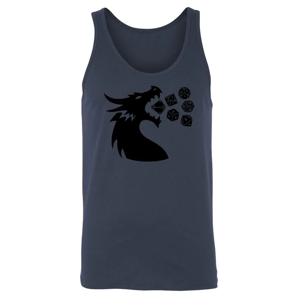 Pac And Dragon Unisex Jersey Tank - Navy - 8
