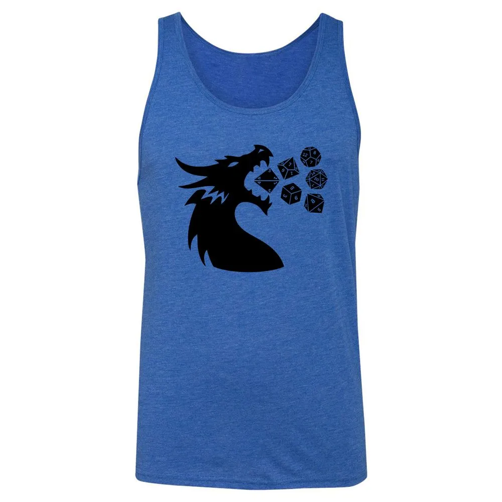 Pac And Dragon Unisex Jersey Tank - True Royal Triblend - 12