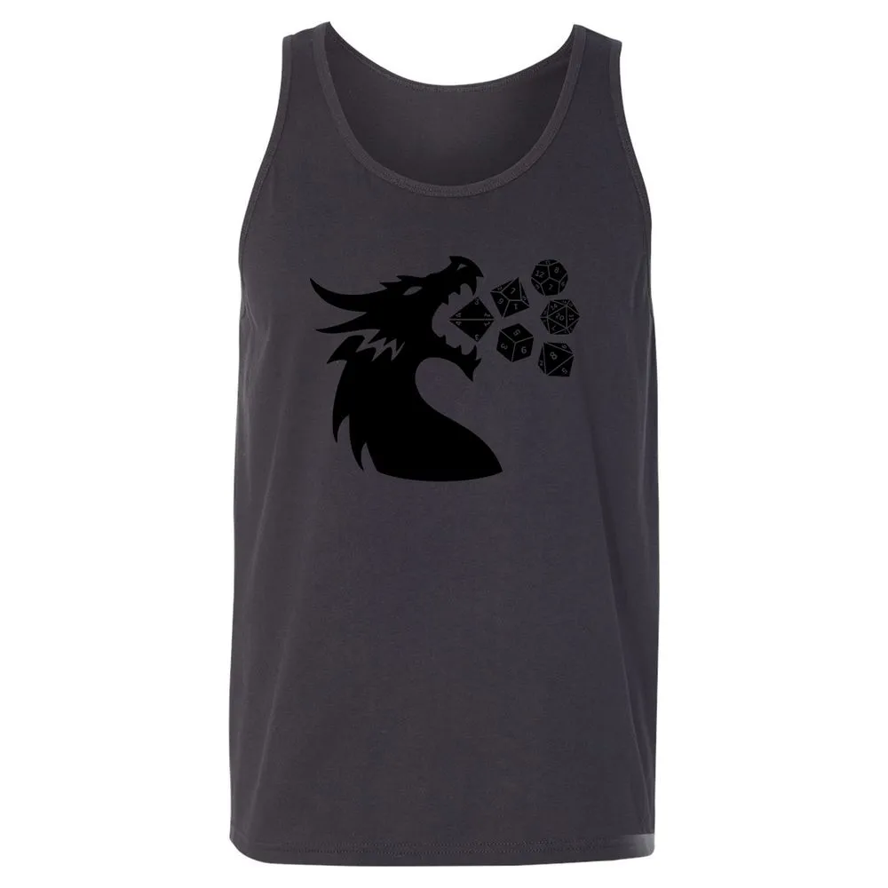 Pac And Dragon Unisex Jersey Tank - Dark Grey - 7