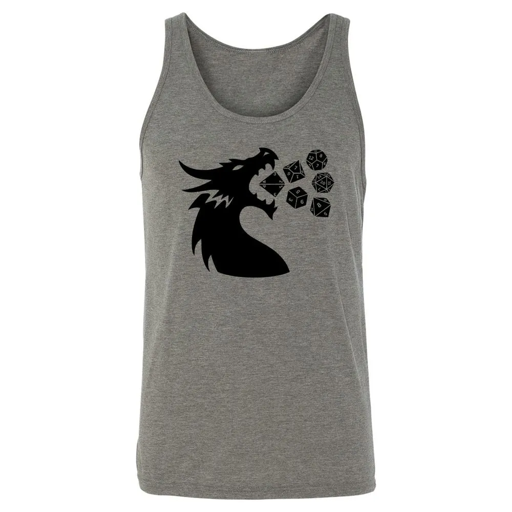 Pac And Dragon Unisex Jersey Tank - Grey Triblend - 2