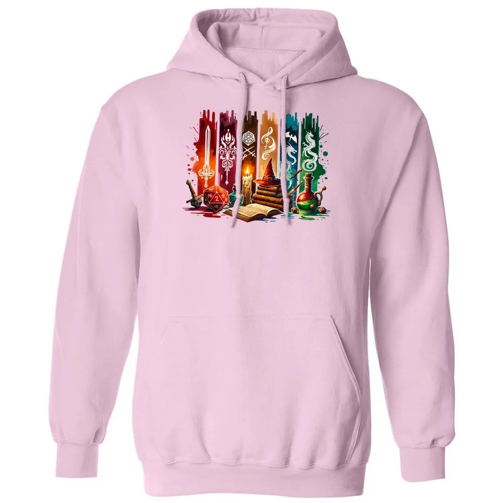 DnD Classes Classic Unisex Hoodie - Light Pink - 3