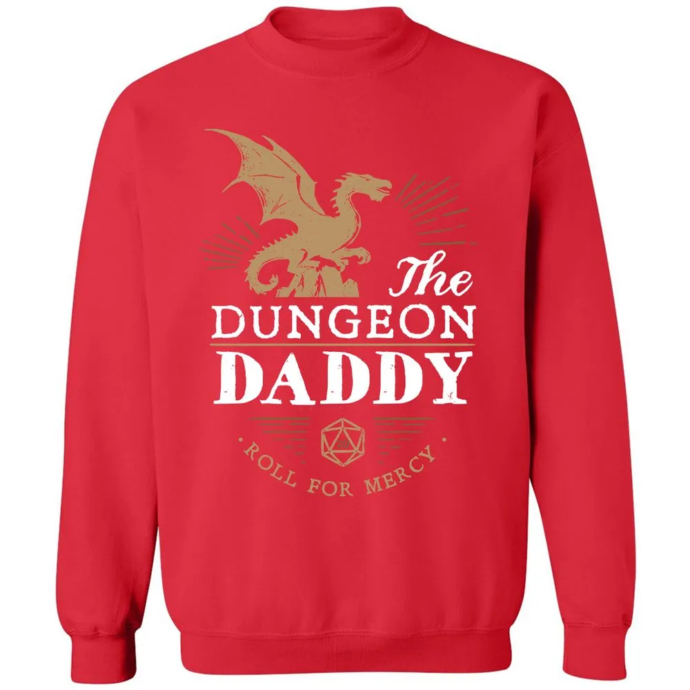 Dungeon Daddy Roll For Mercy Classic Unisex Sweatshirt - Red - 5
