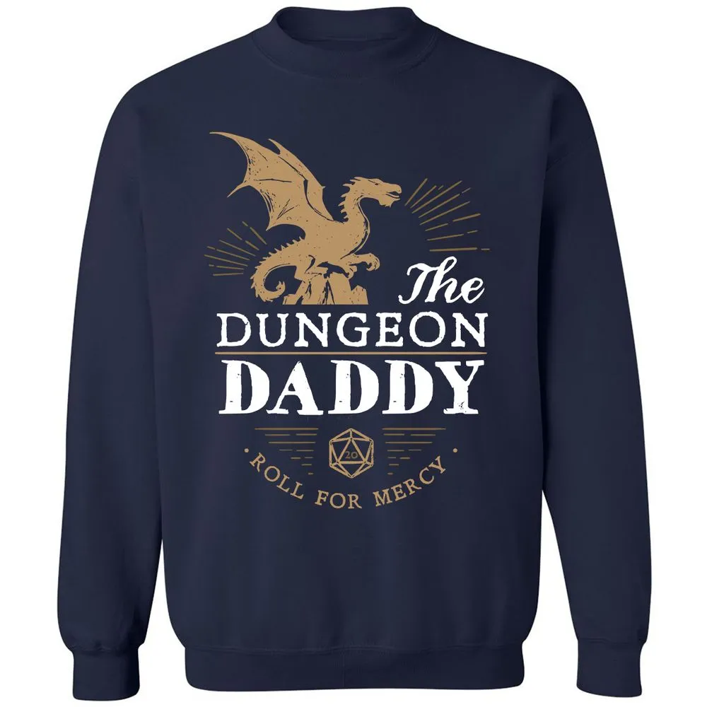 Dungeon Daddy Roll For Mercy Classic Unisex Sweatshirt - Navy - 2