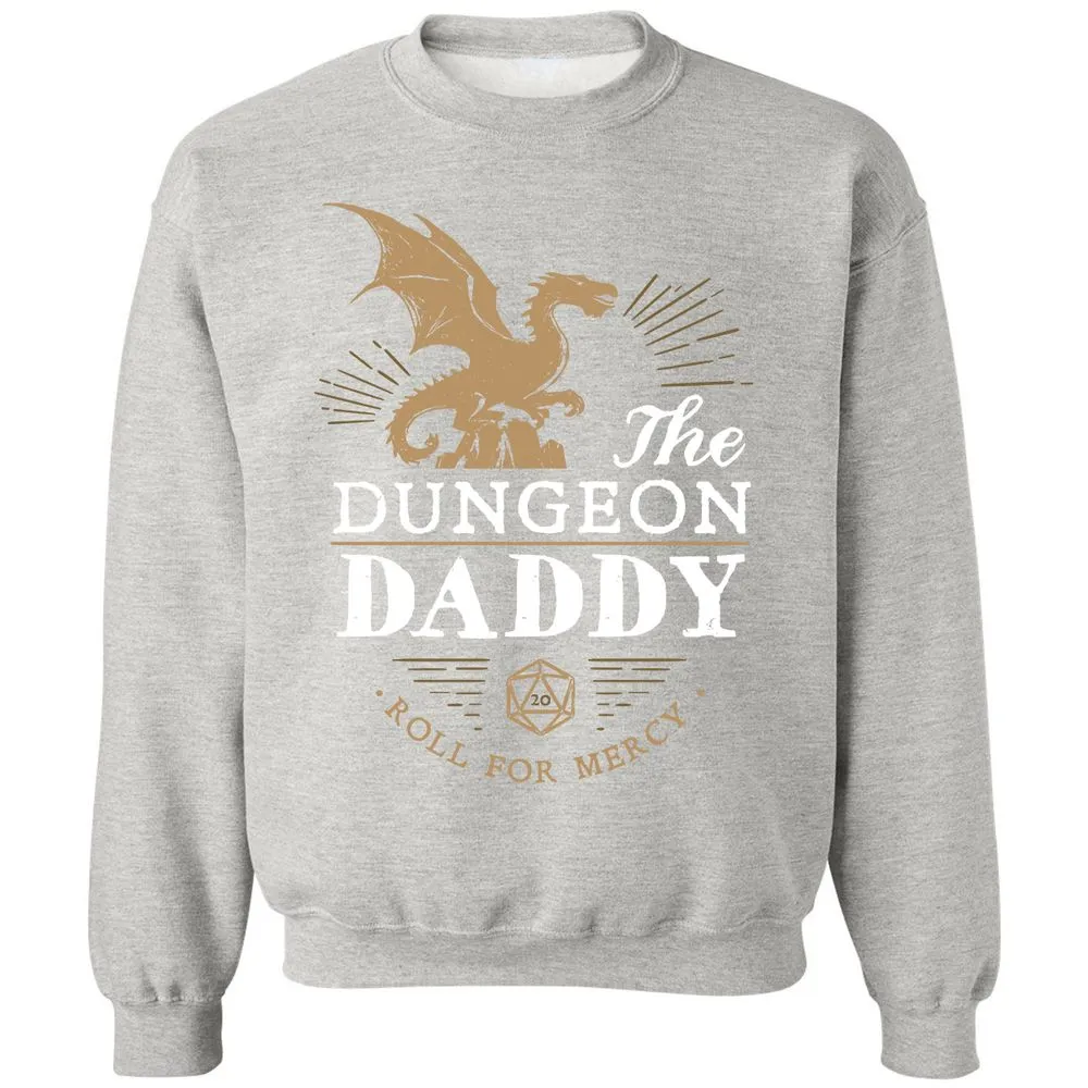 Dungeon Daddy Roll For Mercy Classic Unisex Sweatshirt - Ash - 8