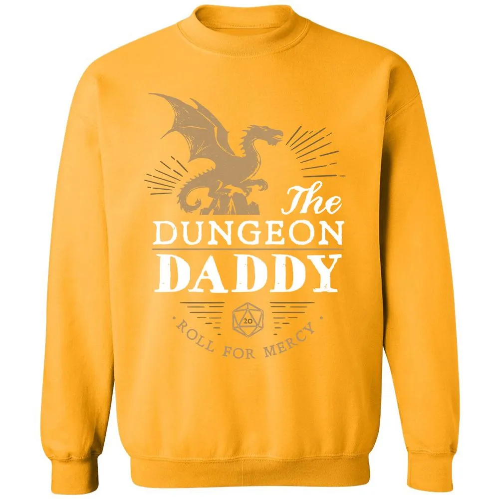 Dungeon Daddy Roll For Mercy Classic Unisex Sweatshirt - Gold - 11
