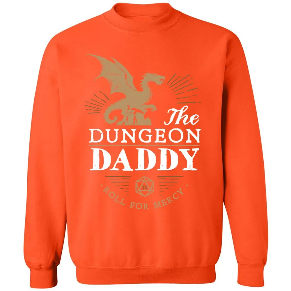 Dungeon Daddy Roll For Mercy Classic Unisex Sweatshirt - Orange - 10