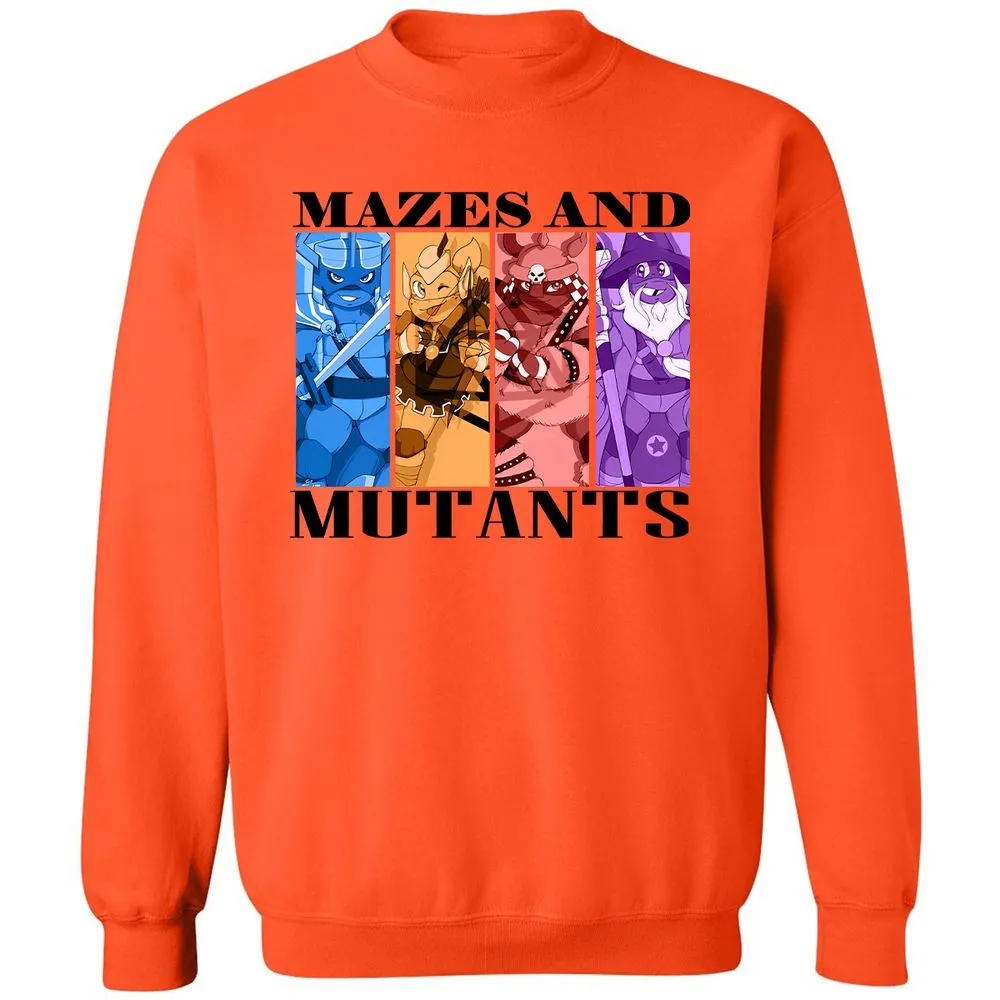 Mazes & Mutants Classic Unisex Sweatshirt - Orange - 10