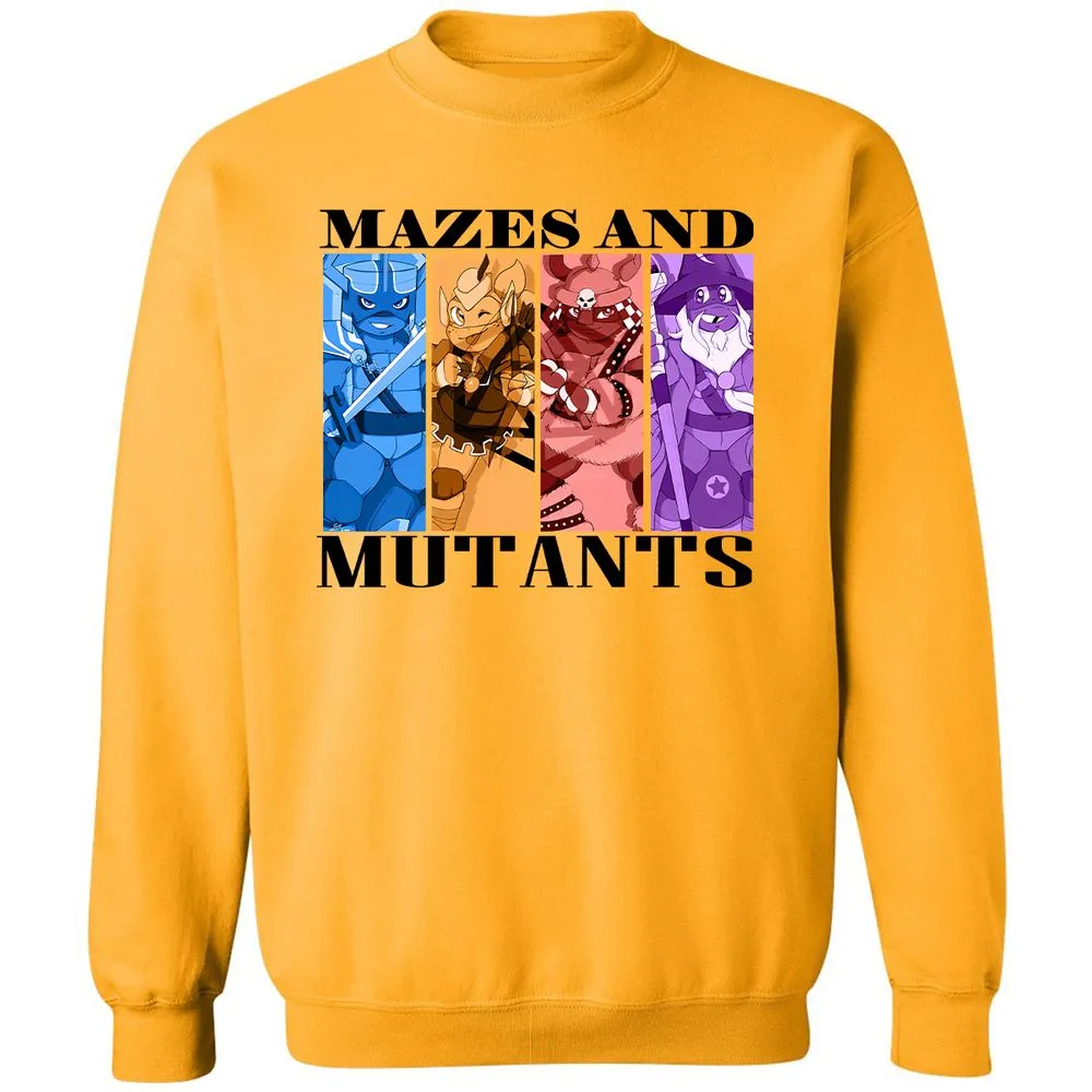 Mazes & Mutants Classic Unisex Sweatshirt - Gold - 11