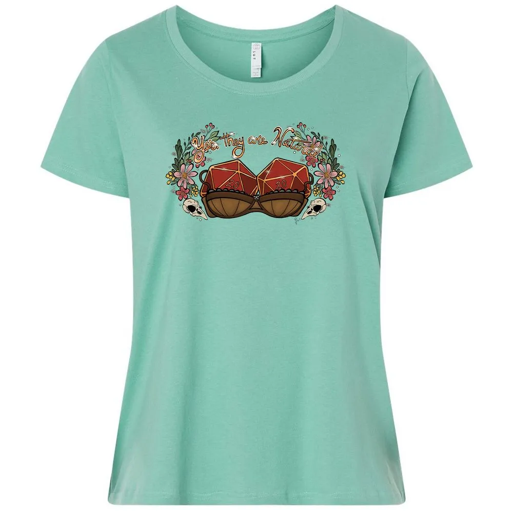 Yes They're Natural Ladies Curvy Jersey - Saltwater - 7