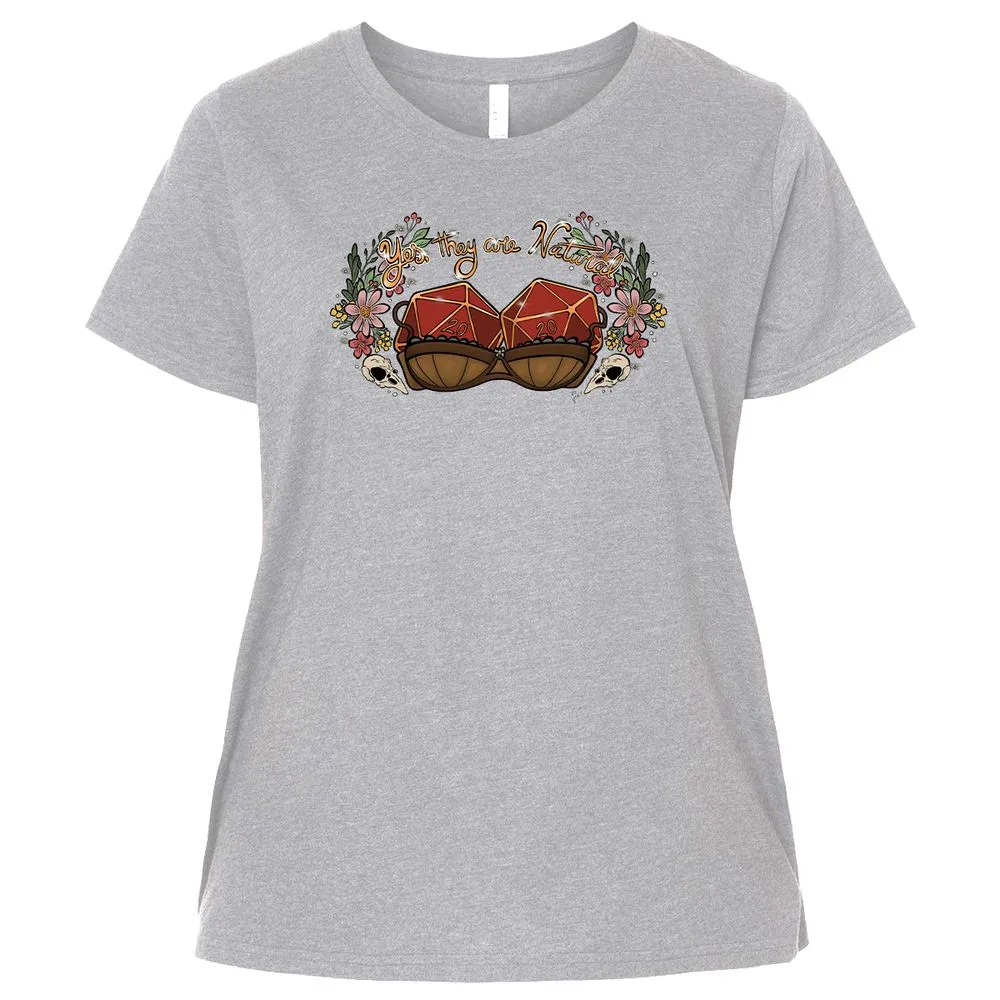 Yes They're Natural Ladies Curvy Jersey - Heather - 3