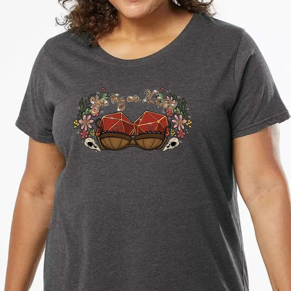 Yes They're Natural Ladies Curvy Jersey - model - 0