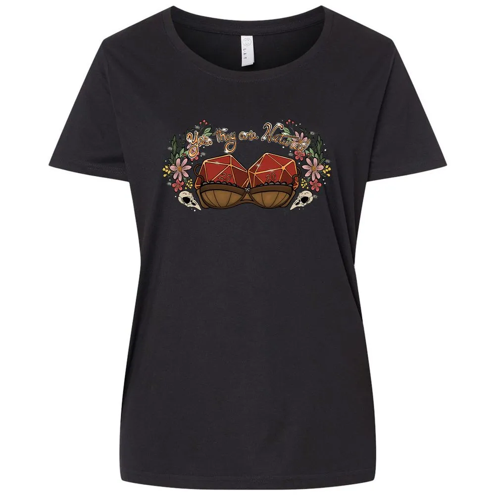 Yes They're Natural Ladies Curvy Jersey - Blended Black - 1