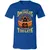 When The Dm Smiles Its Already Too Late Unisex V-Neck T-Shirt - True Royal - 4