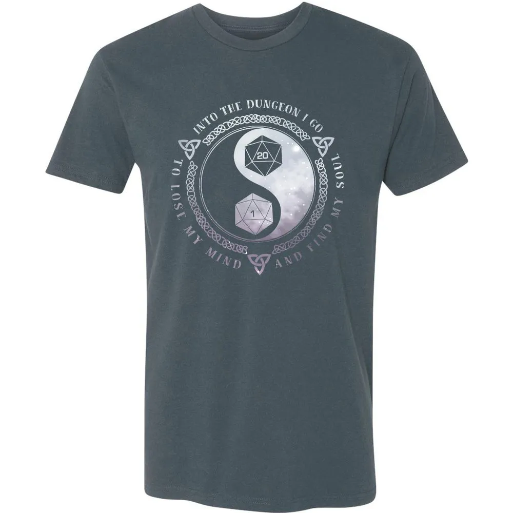 Into The Dungeon I Go Premium Unisex T-Shirt - Indigo - 15