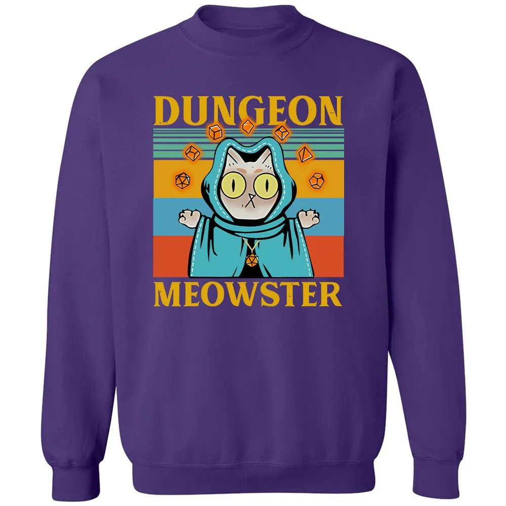 Dungeon Meowster Classic Unisex Sweatshirt - Purple - 6