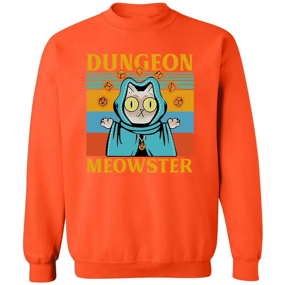 Dungeon Meowster Classic Unisex Sweatshirt - Orange - 10