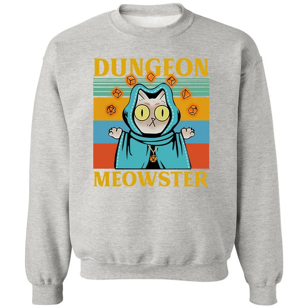 Dungeon Meowster Classic Unisex Sweatshirt - Ash - 8
