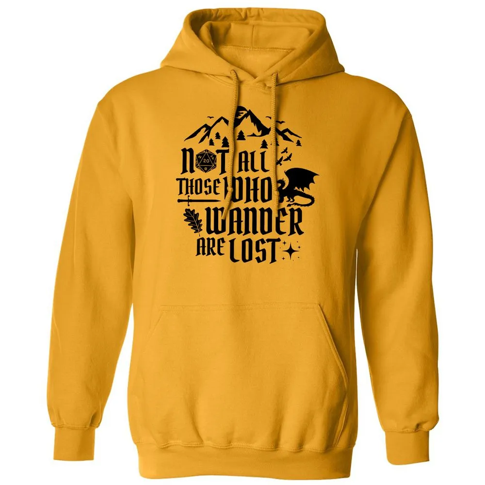 Not All Those Who Wander Are Lost Classic Unisex Hoodie - Gold - 12