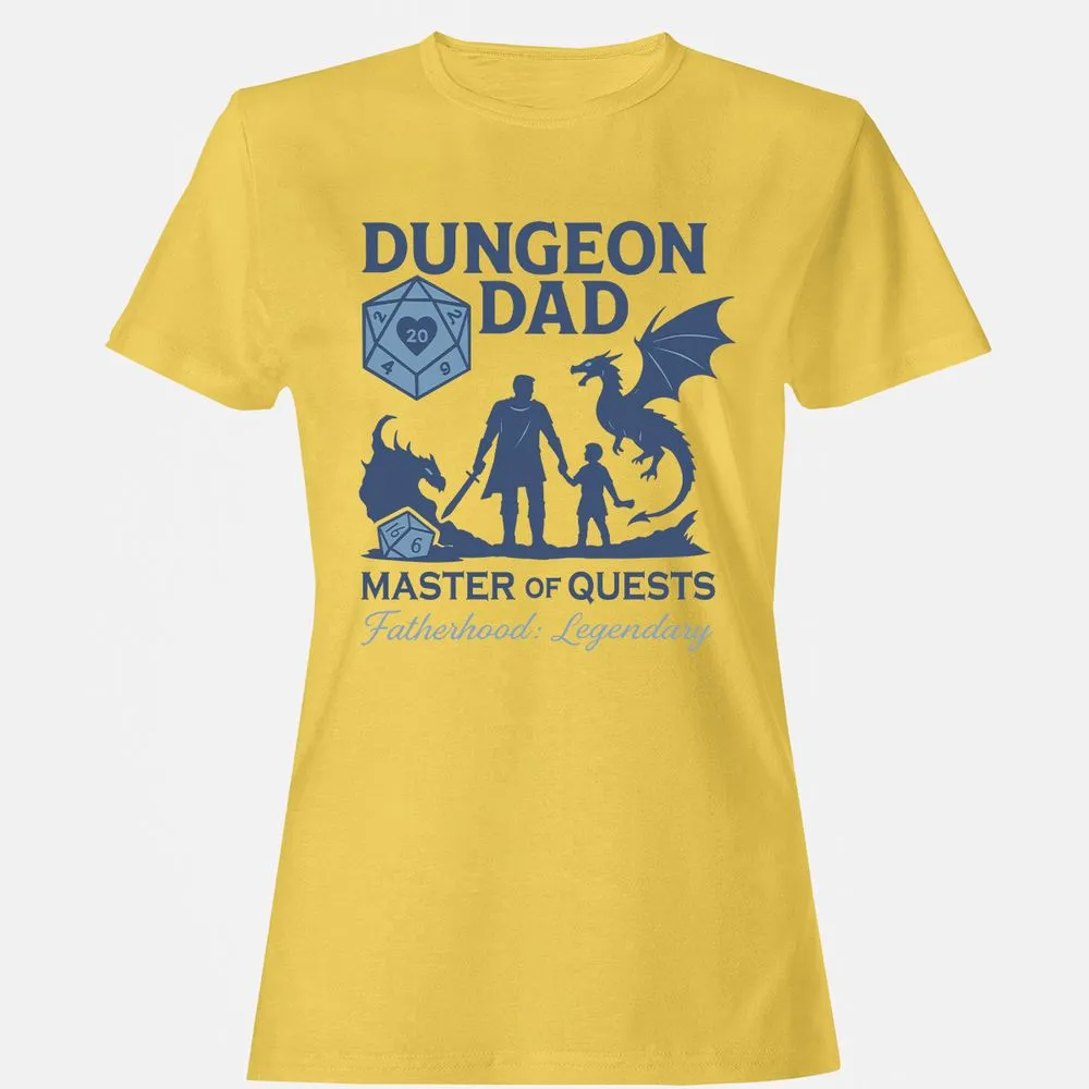 Dungeon Dad Master Of Quests Women's T-Shirt - Daisy - 4
