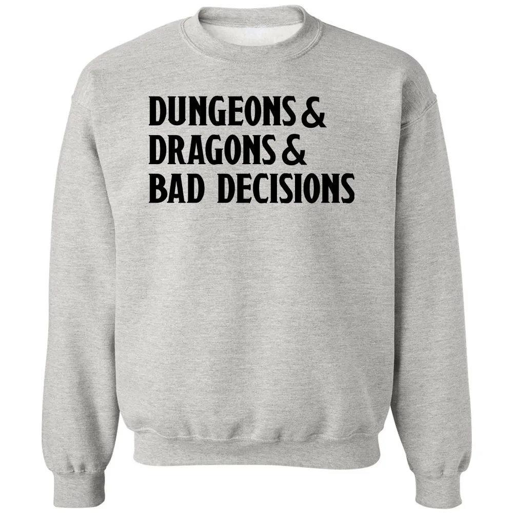 Bad Decisions Classic Unisex Sweatshirt - Ash - 2