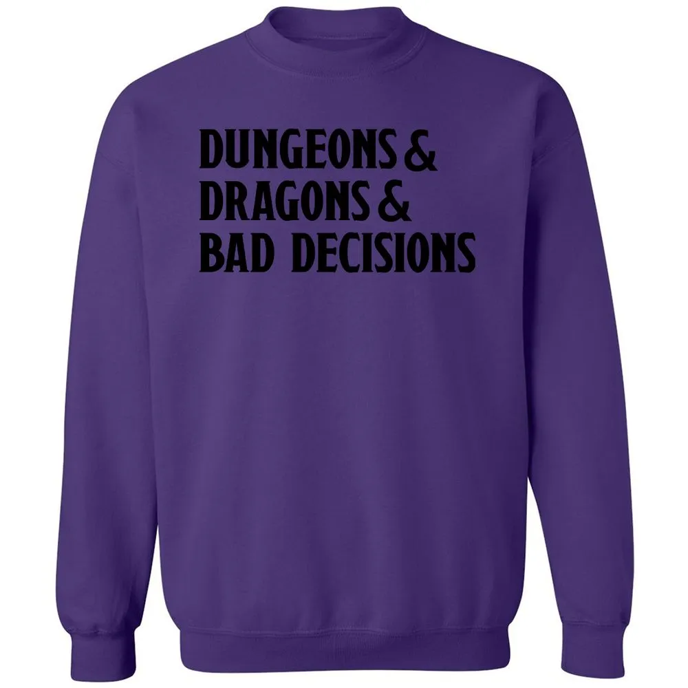 Bad Decisions Classic Unisex Sweatshirt - Purple - 6