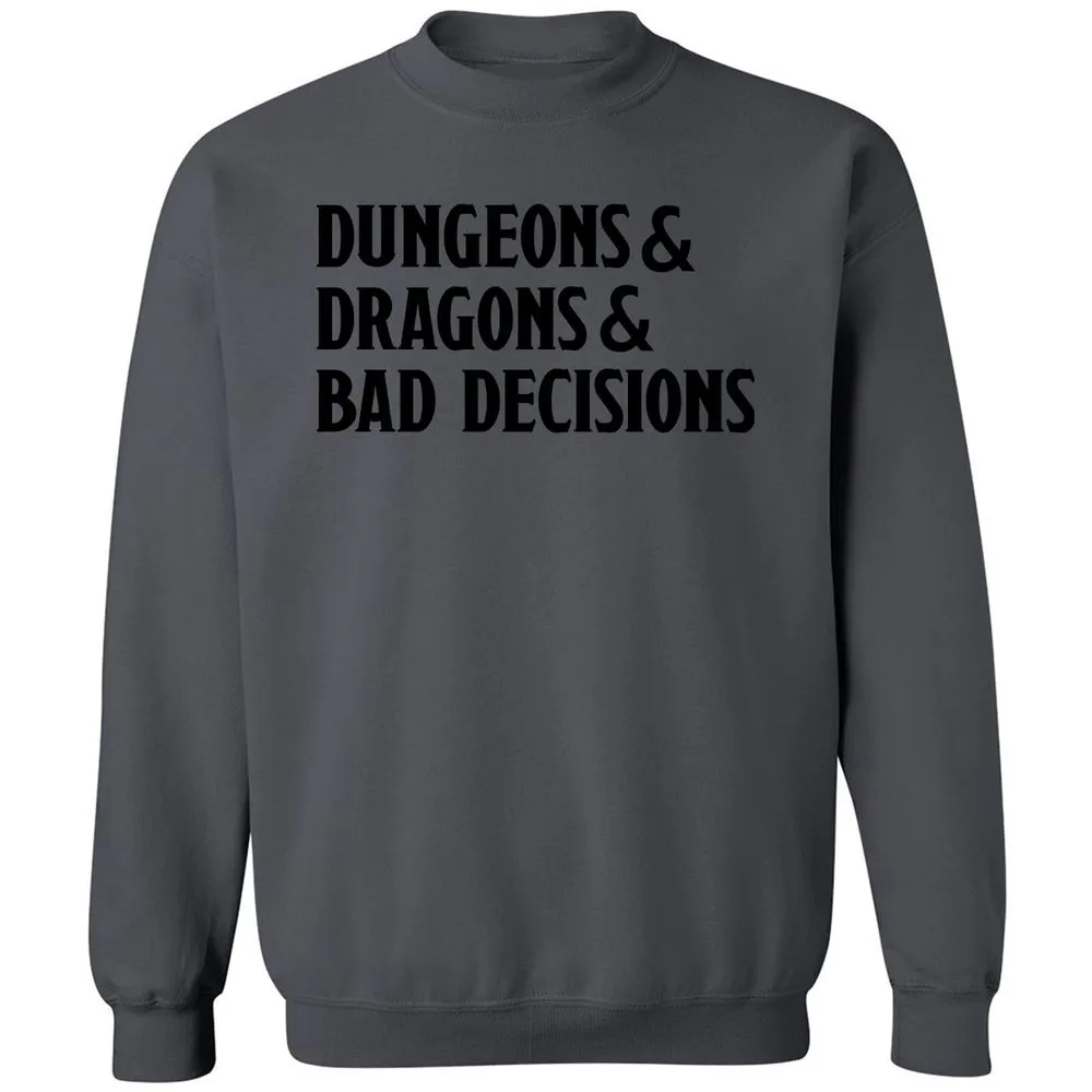 Bad Decisions Classic Unisex Sweatshirt - Charcoal - 7