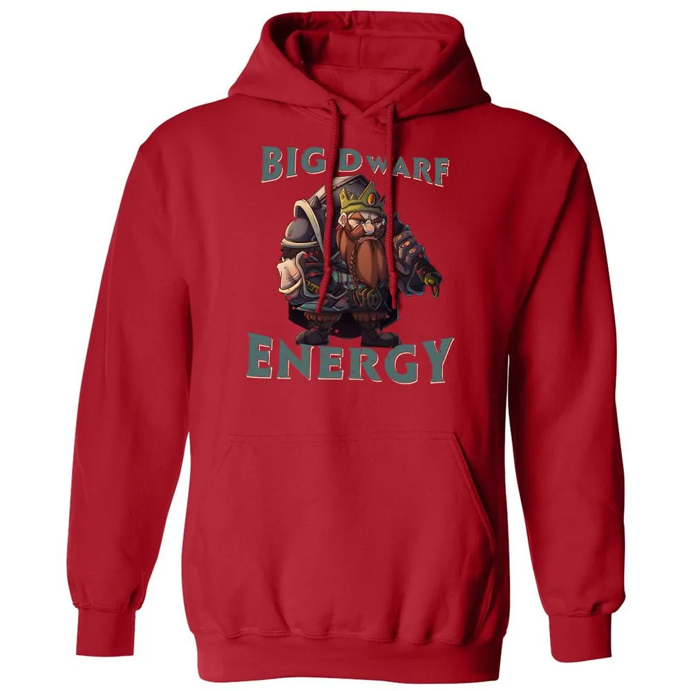 Big Dwarf Energy Classic Unisex Hoodie - Red - 5