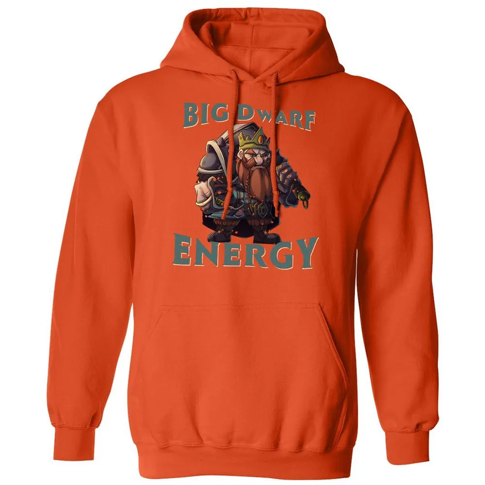 Big Dwarf Energy Classic Unisex Hoodie - Orange - 10