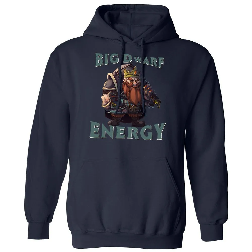 Big Dwarf Energy Classic Unisex Hoodie - Navy - 2
