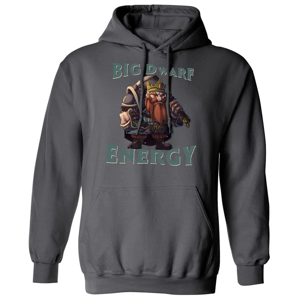 Big Dwarf Energy Classic Unisex Hoodie - Charcoal - 7