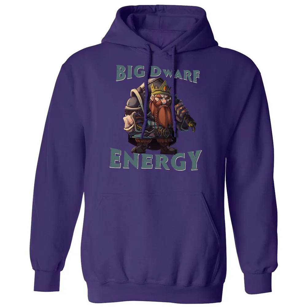 Big Dwarf Energy Classic Unisex Hoodie - Purple - 6