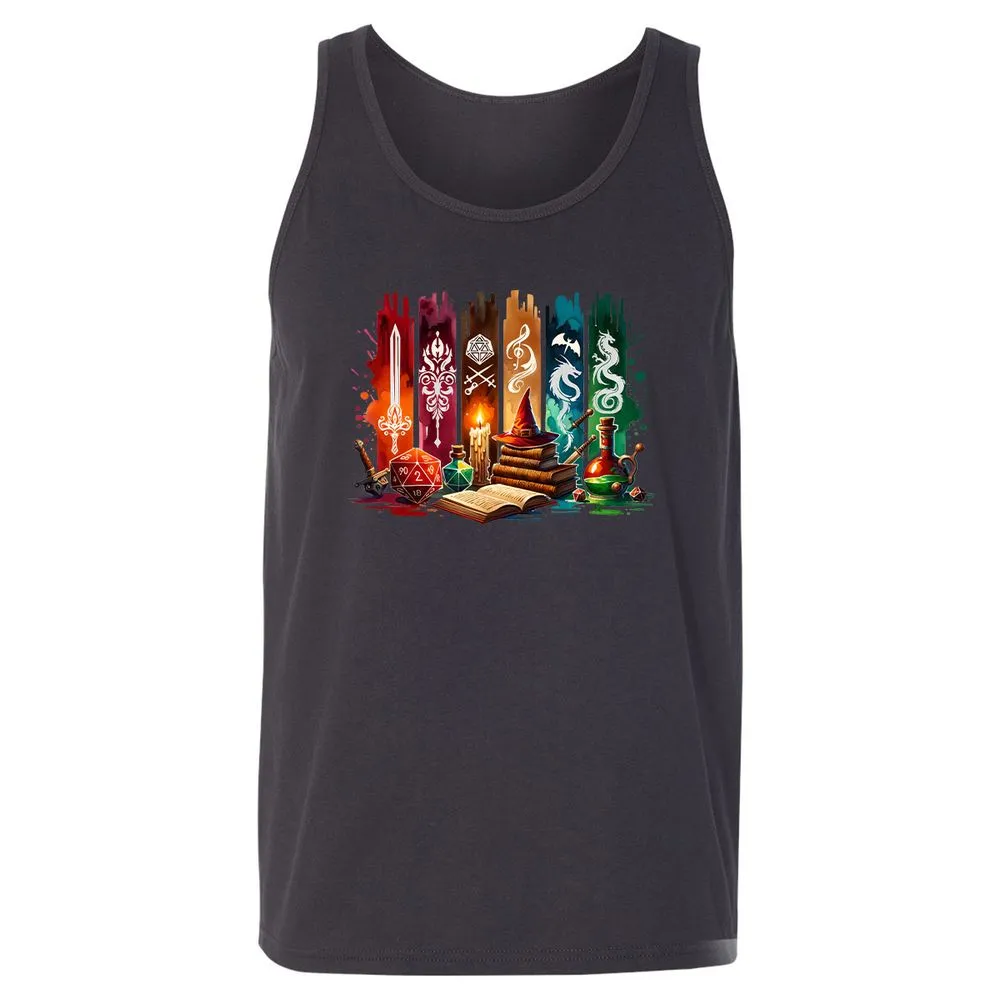 DnD Classes Unisex Jersey Tank - Dark Grey - 7