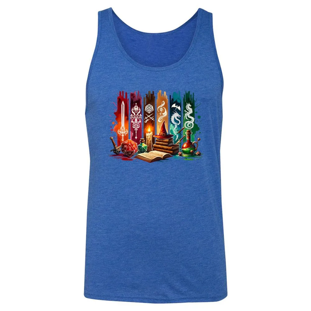 DnD Classes Unisex Jersey Tank - True Royal Triblend - 12