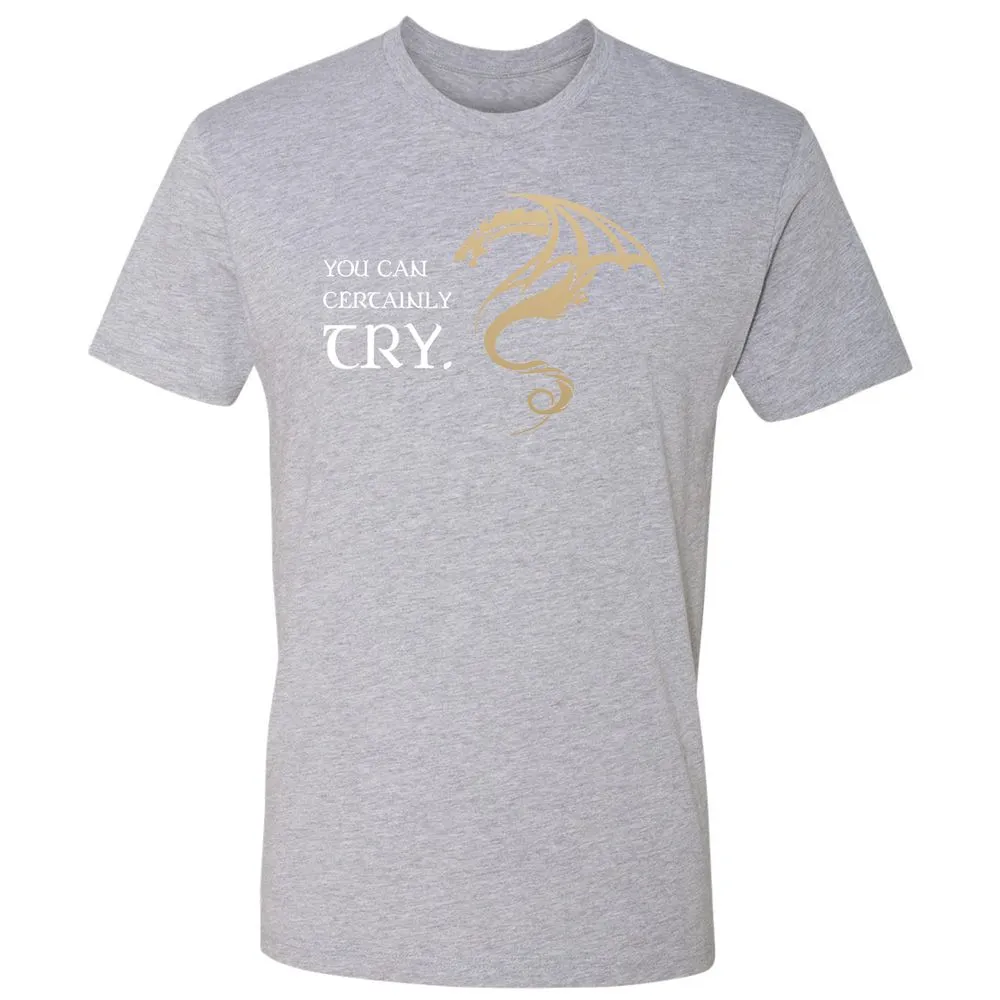 You Can Certainly Try Premium Unisex T-Shirt - Heather Grey - 9