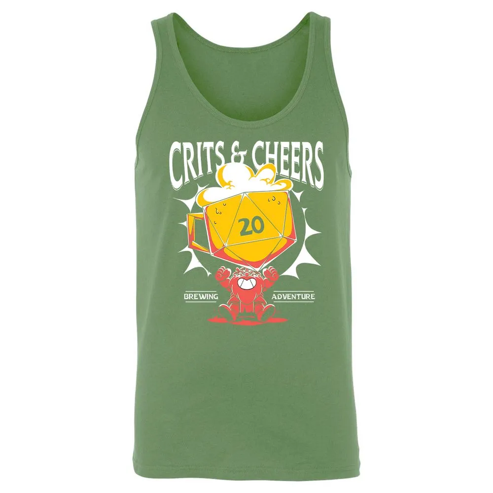 Crits & Cheers Unisex Jersey Tank - Leaf - 10