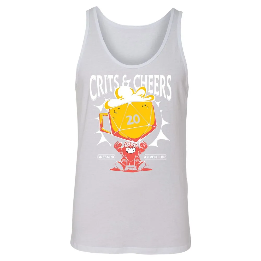 Crits & Cheers Unisex Jersey Tank - White - 14